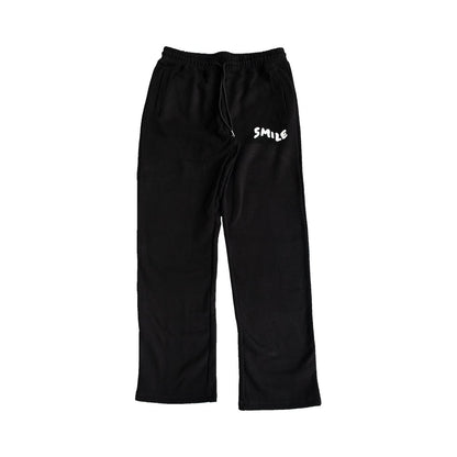 Black Smile Joggers