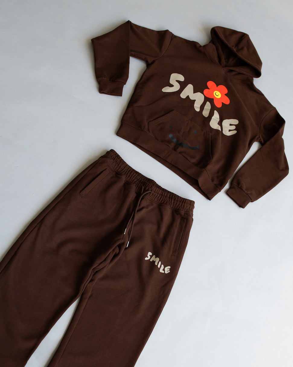 Brown Smile Hoodie